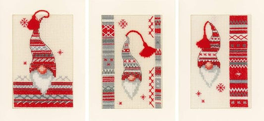 Greeting Card Kit Christmas Elf Set of 3