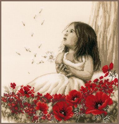 Girl in a Poppy Field