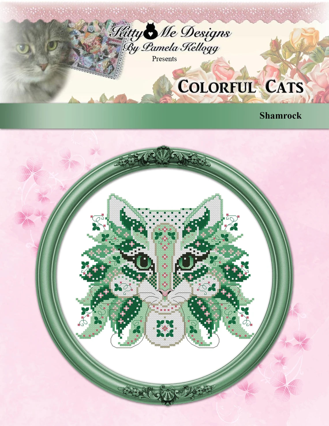 Colorful Cats Shamrock