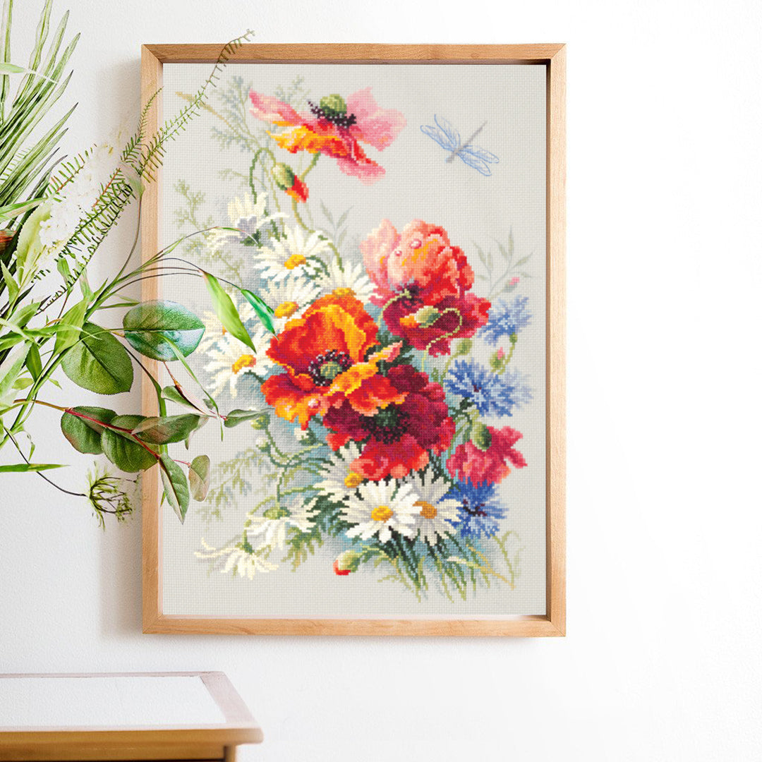 Poppies and Daisies