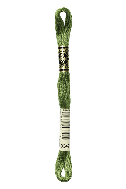 DMC Floss # 3347 - Medium Yellow Green