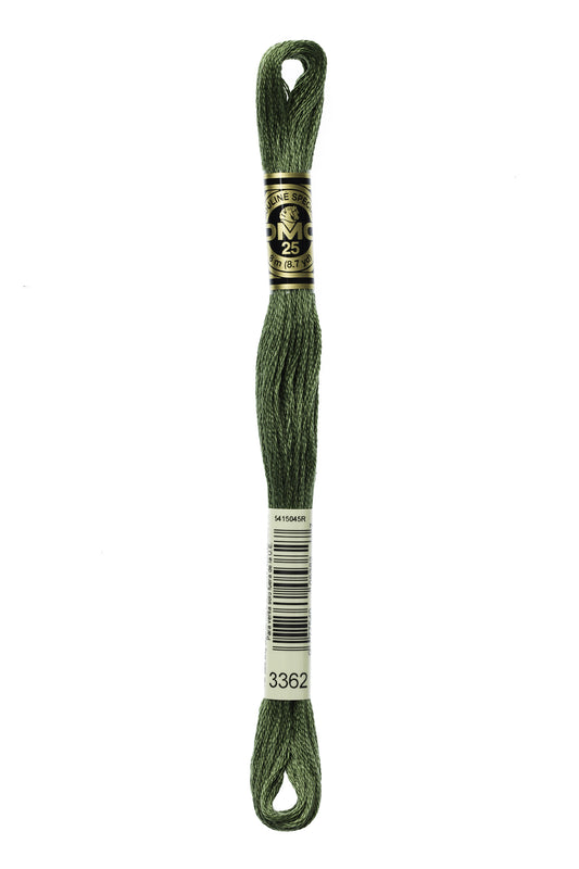 DMC Floss # 3362 - Dark Pine Green