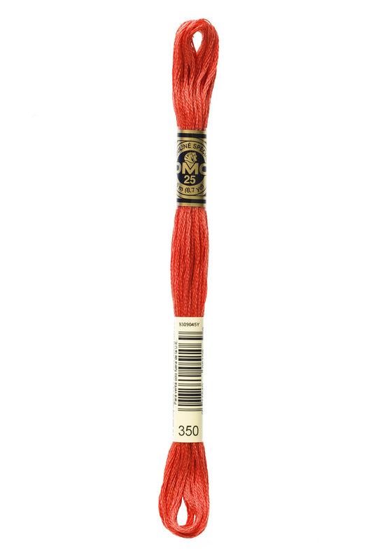 DMC Floss # 350 - Medium Coral