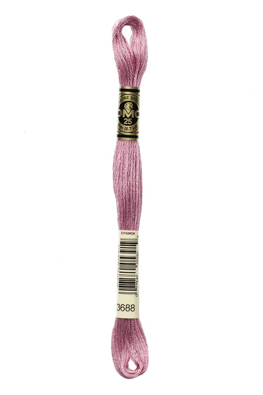 DMC Floss # 3688 - Medium Mauve