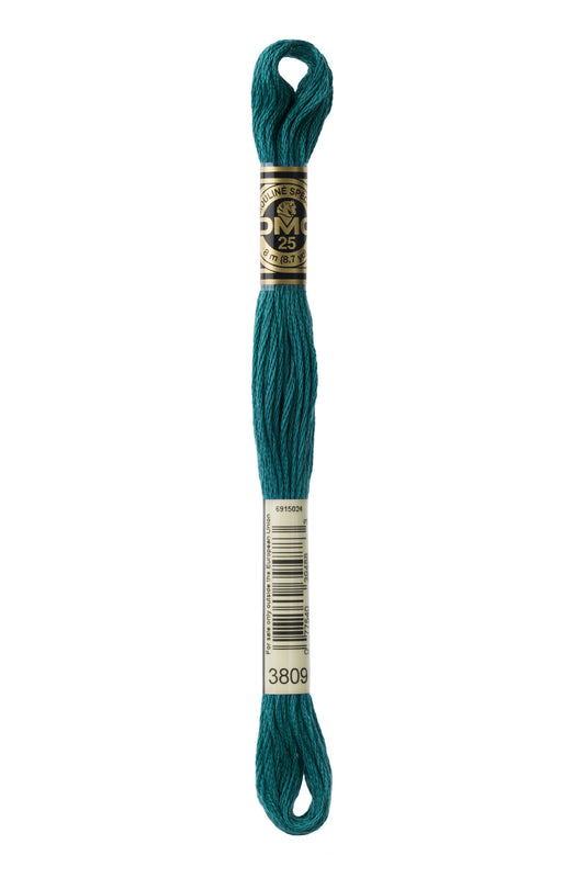 DMC Floss # 3809 - Very Dark Turquoise