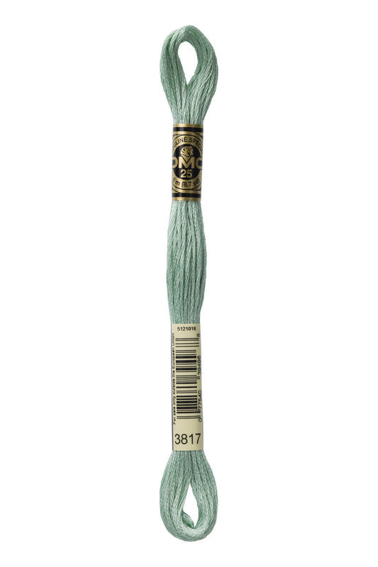 DMC Floss # 3817 - Light Celadon Green