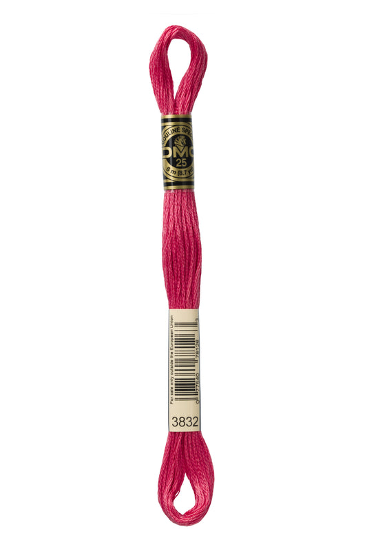 DMC Floss # 3832 - Medium Raspberry