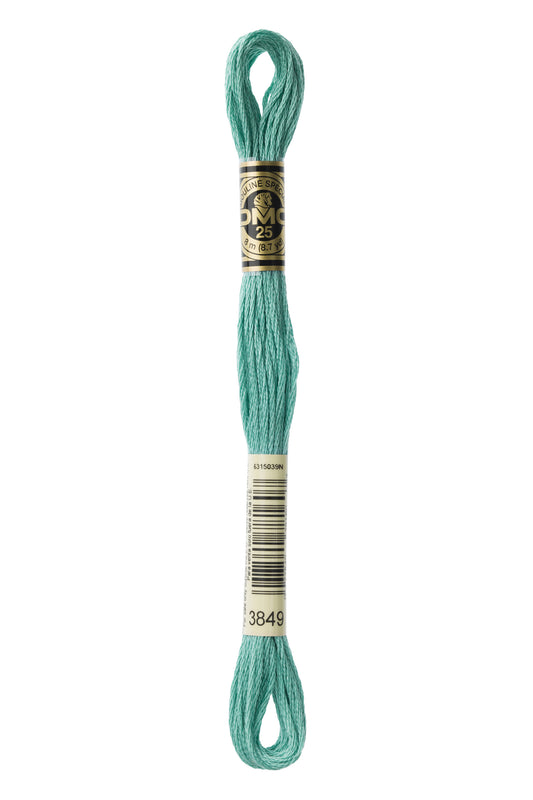 DMC Floss # 3849 - Light Teal Green