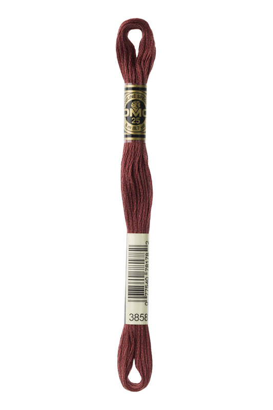 DMC Floss # 3858 - Medium Rosewood