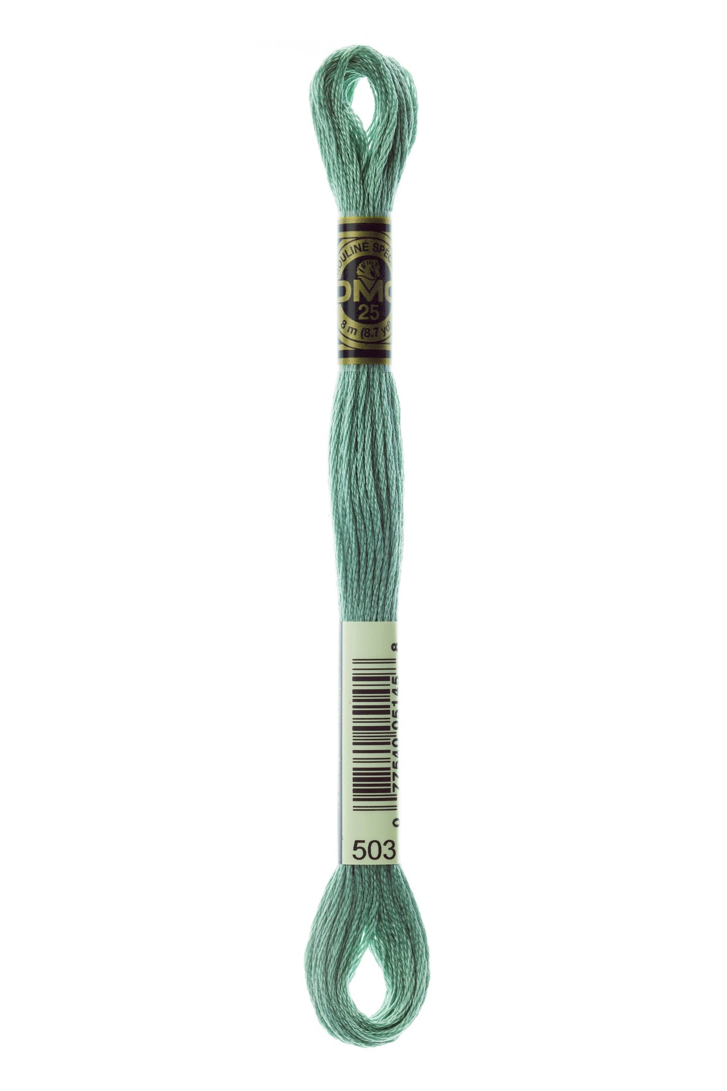 DMC Floss # 503 - Medium Blue Green