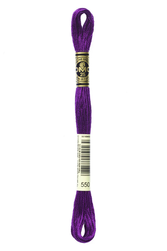 DMC Floss # 550 - Very Dark Violet