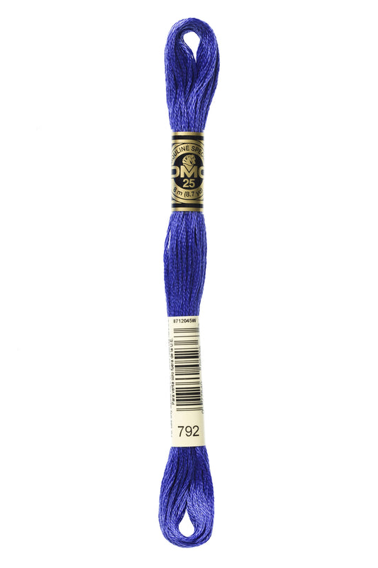 DMC Floss # 792 - Dark Cornflower Blue