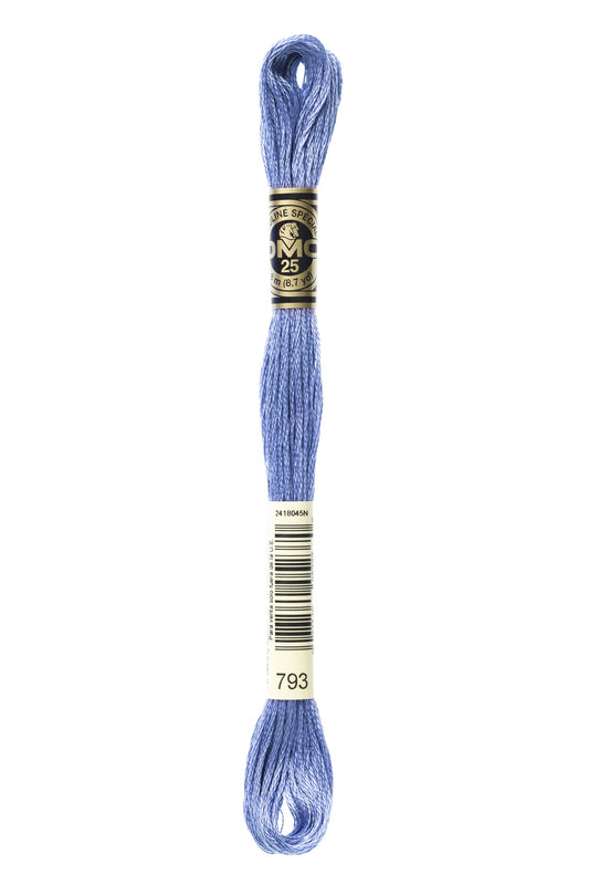 DMC Floss # 793 - Medium Cornflower Blue