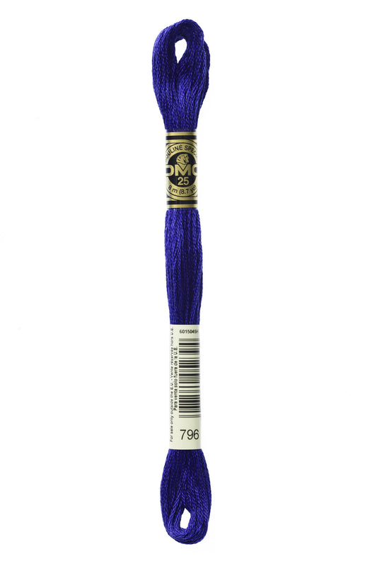 DMC Floss # 796 - Dark Royal Blue