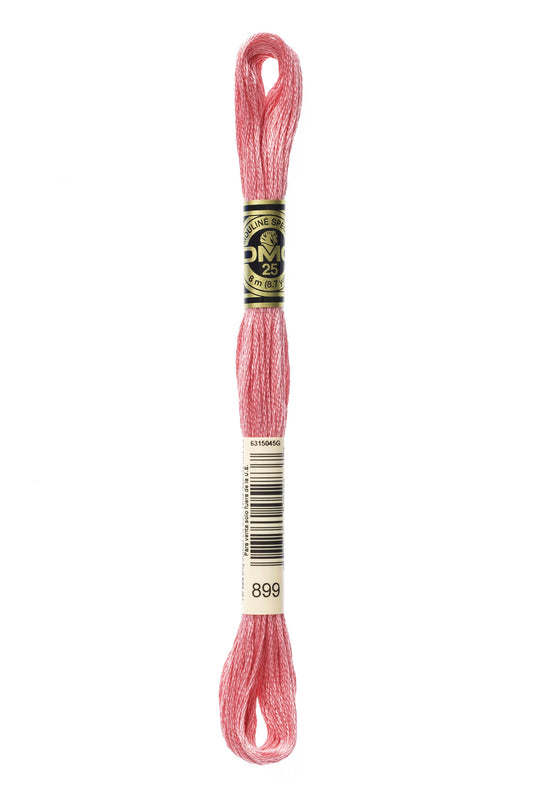 DMC Floss # 899 - Medium Rose