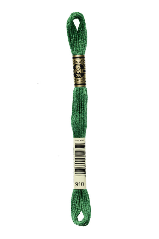 DMC Floss # 910 - Dark Emerald Green