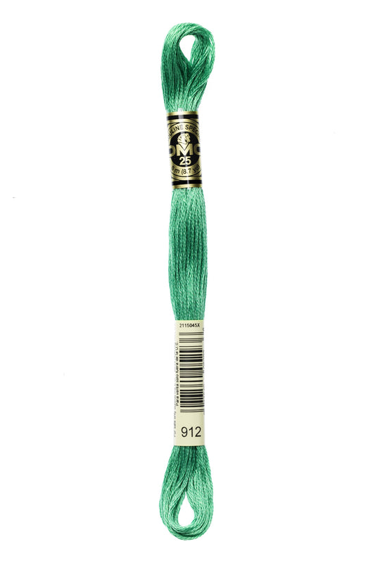 DMC Floss # 912 - Light Emerald Green