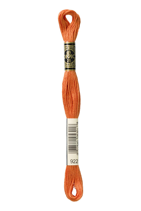 DMC Floss # 922 - Light Copper