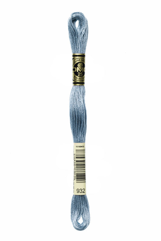 DMC Floss # 932 - Light Antique Blue