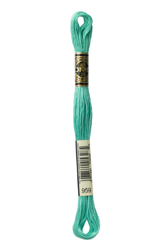 DMC Floss # 959 - Medium Seagreen